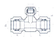 Reducing T-pipe Connector
