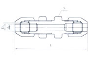 Straigh-through Through-board Sleeve