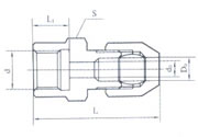 Manometer Straight-through Sleeve