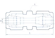 Straight-through intermediate Sleeve