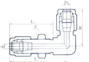 Elbow Pipe inter-mediate connector