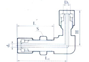 Elbow Pipe Through-board Connector