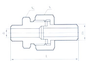 Straight-through Intgermediate Connector