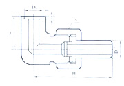 Elbow Pipe Intermediate Connector