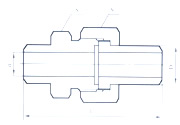 Straight-through Intermediate Sleeve