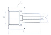 Manometer Straight-through sleeve