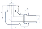 Extreme elbow pipe connector