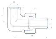 Elbow pipe intermediate connector