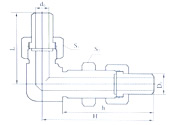 Elbow Pipe Through board connector