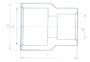 Spigot-and-solket pipe connector