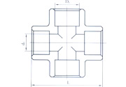Spigot-and-socket Welding T-pipe Connector