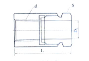 Lnsid hread metal hose connector(2)