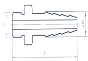 Extreme Thread Rubber Hose Connector (2)