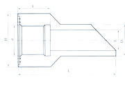 45°→ Angle Connector