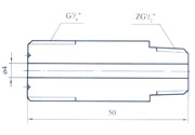 Liquid Level Indicator Steam Collet Conneciot(1)