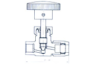 QJ-3A Pneumatic Tube Stop Valve