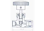 QJ-3B Pneumatial Tube Stop Valve