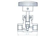 QJ-4A Pneumatial Tube Stop Valve