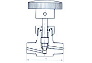 QJ-5A Pneumatial Tube Stop Valve