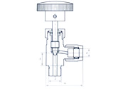 Pneumatic tube stop valve