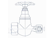 JE.QY1 Pneumatic Tube Reduing Stop Valve