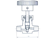 QZ-4 Male screw Needle Valve