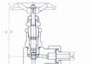J11 Femals Screw Stop Valve