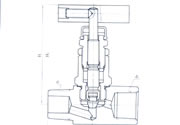 J1Female and Male Screw stop valve