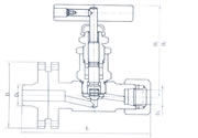 J 4/9 1 Pressure-taking Stop Valve