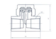 JG-2F Polymouth Metering Valve