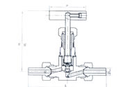 Seroes high temperature and pressure welded stop valve