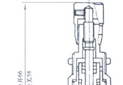 Miniature angle patten stop valve