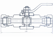 QG.Y1 Collet-type ball valve