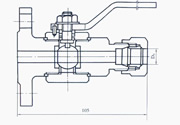 QG.AY1 Pressure-taking ball valve