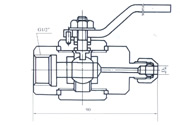 QG.QY1 Gas suply ball valve