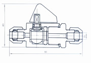QY-1 Pneumatic Tuke Ball Valve