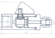 QY-3 Pneumatic Tuke Ball Valve