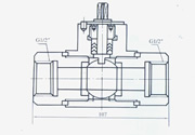 11SA Female Serew Ball Valve