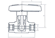 Q11SA-64 Female Screw Ball Valve
