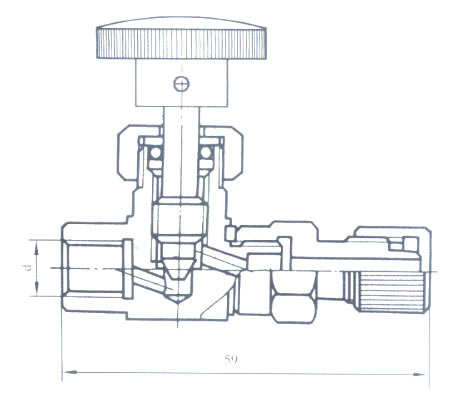 YZ 7-4,5 SQJ-3 型气动管路截止阀 