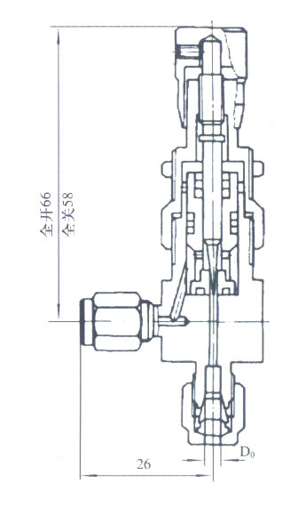 YZJ12-34 J94H 微型角式截止阀